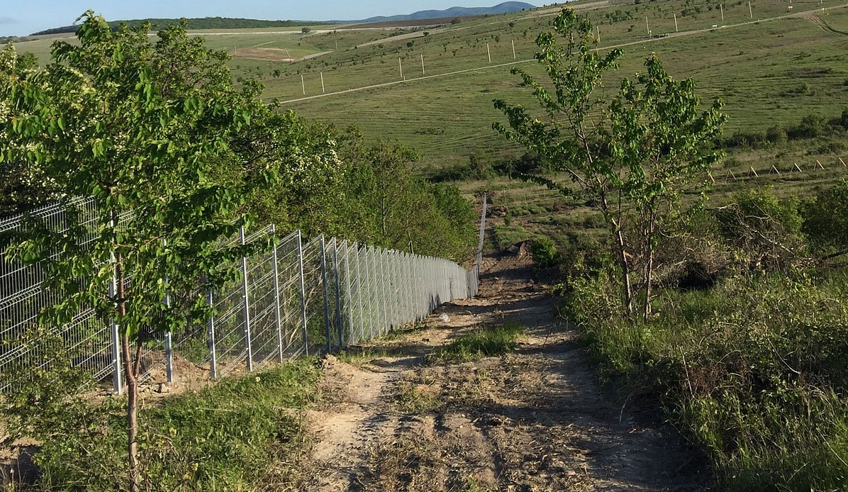 Ограждение территории виноградников г. Анапа